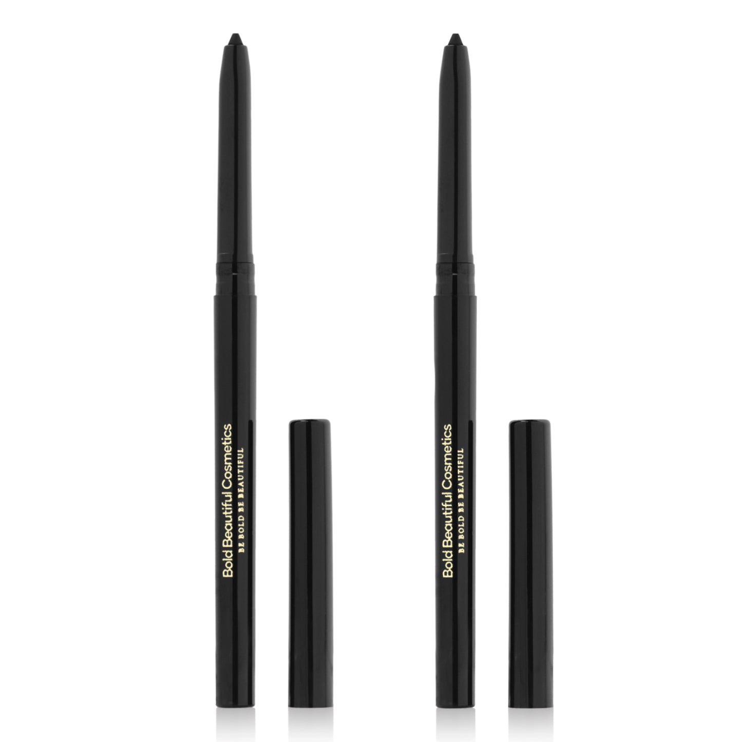 gel eye liners  - Bold Beautiful Cosmetics Eyeliner - pack of 2 eyeliner - 850046440373