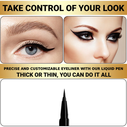 Bold Beautiful Cosmetics Liquid Eyeliner Smudge-Proof and Waterproof Pencil - Liquid Eyeliner - 850046440199