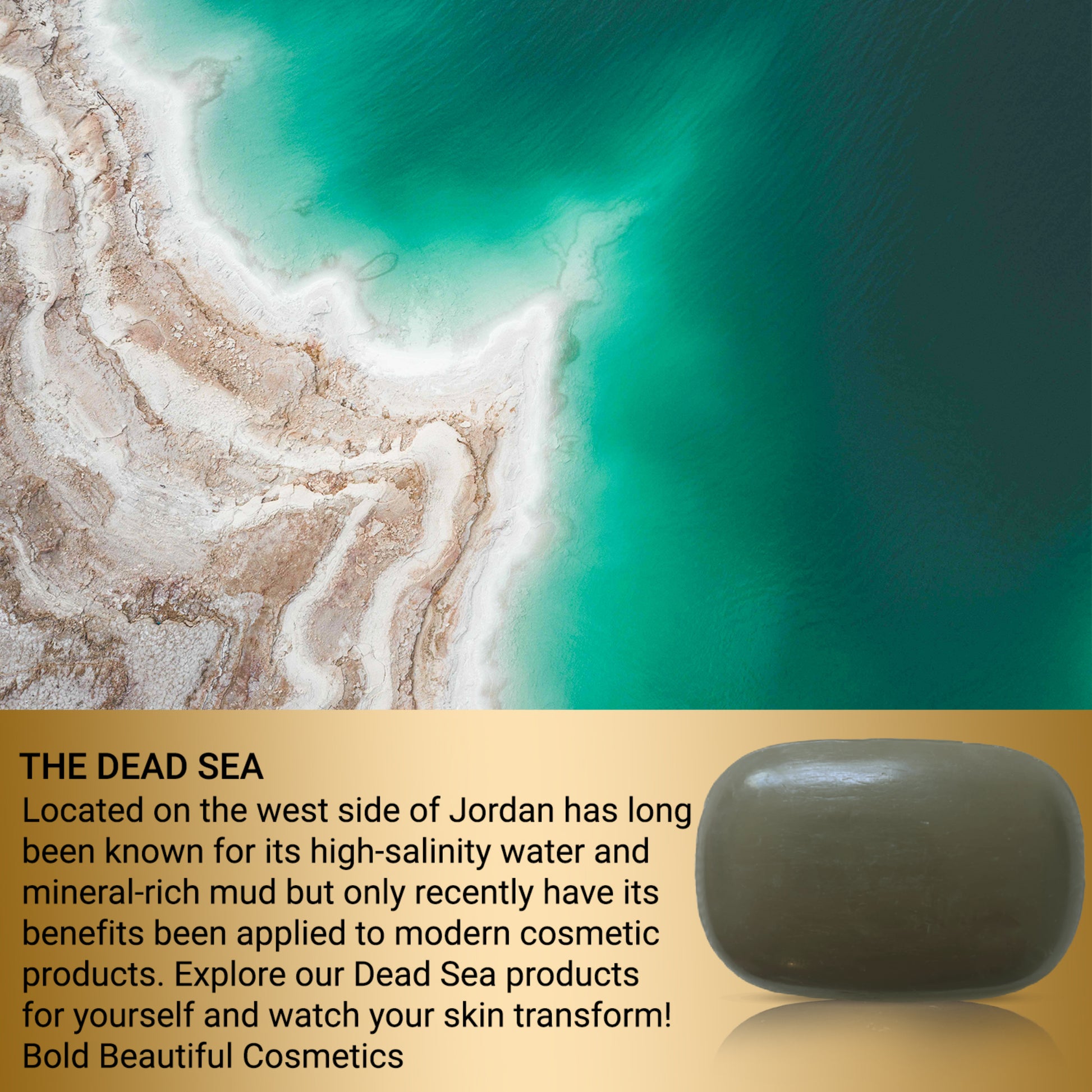 dead sea mud soap - dead sea mud soap - bold beautiful cosmetics - eco friendly cosmetics - dead sea skincare - dead sea products - dead sea skincare made in jordan - B0BS76PCZ1 - 850046440021