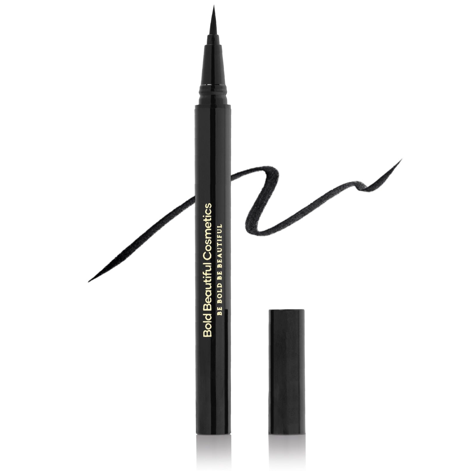 Bold Beautiful Cosmetics Liquid Eyeliner Smudge-Proof and Waterproof Pencil - Liquid Eyeliner - 850046440199 - best eyeliner - black eyeliner