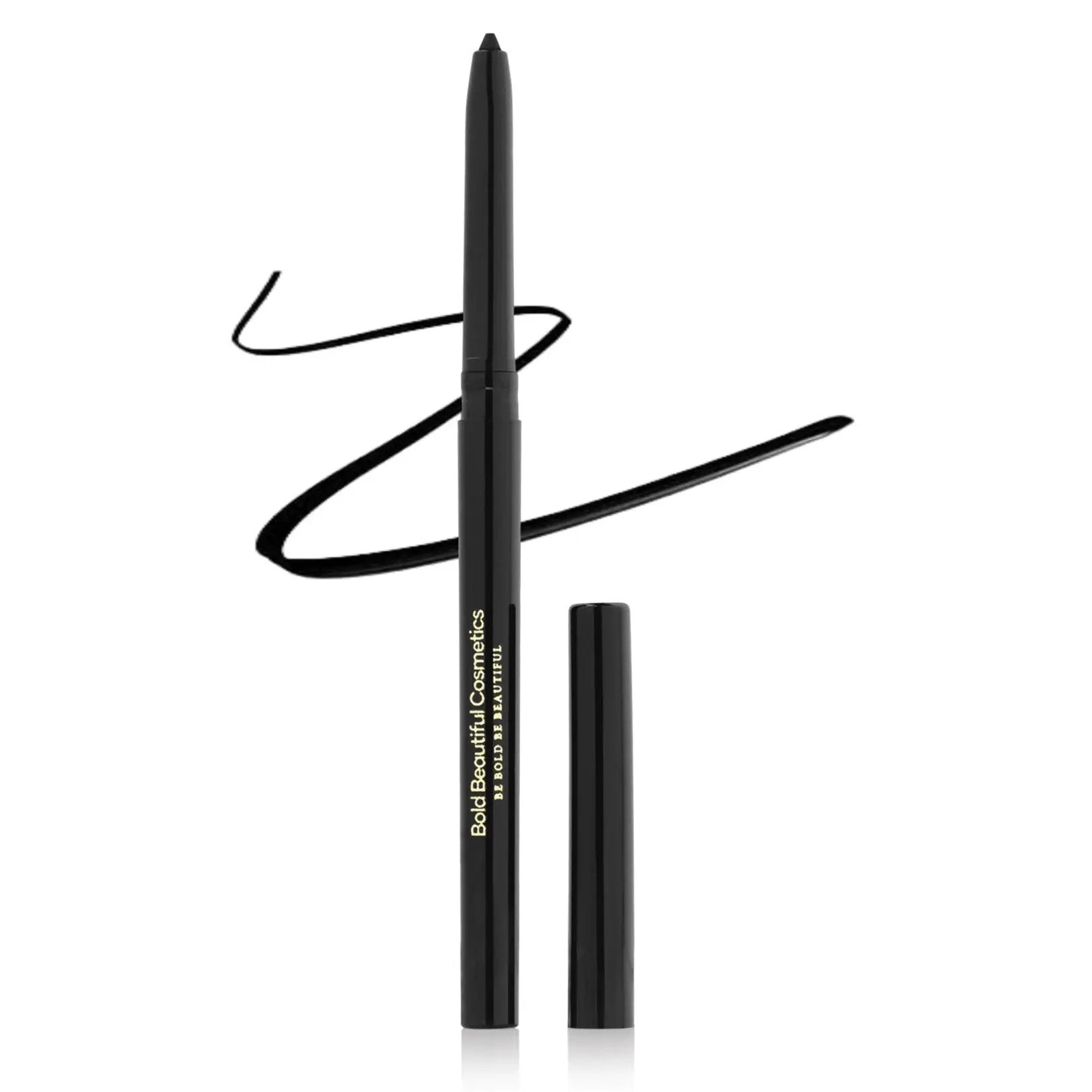 Bold Beautiful Cosmetics Eyeliner Pencil - Mechanical Pencil Eyeliner - 850046440205 - best eyeliner - gel eyeliner - black eyeliner - trend - the trend makeup - the trend eyeliner - eye makeup 