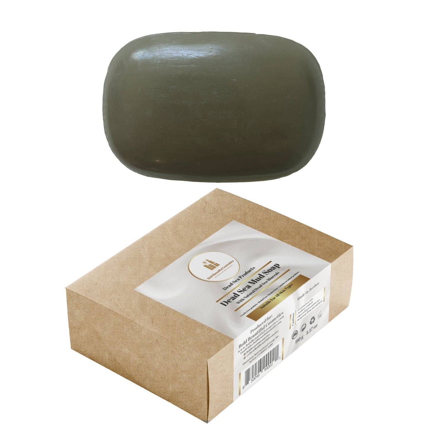 Dead Sea Mud Bar Soap - Dead Sea Mud Soap - 850046440021 - Bold Beautiful Cosmetics