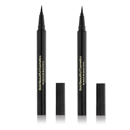 Liquid Eyeliner Pen Smudge - Proof and Waterproof - Liquid Eyeliner - 850046440380 - Bold Beautiful Cosmetics