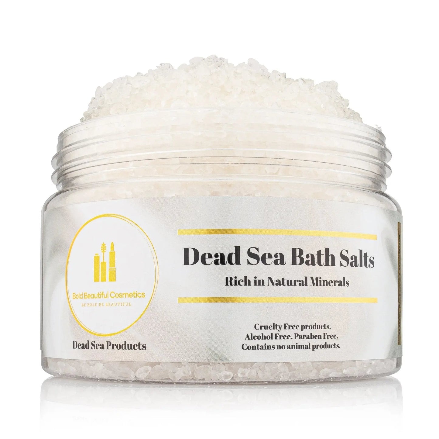 Dead Sea Salt Bath and Feet Soaking - Natural Dead Sea Bath Salts - 850046440045 - Bold Beautiful Cosmetics
