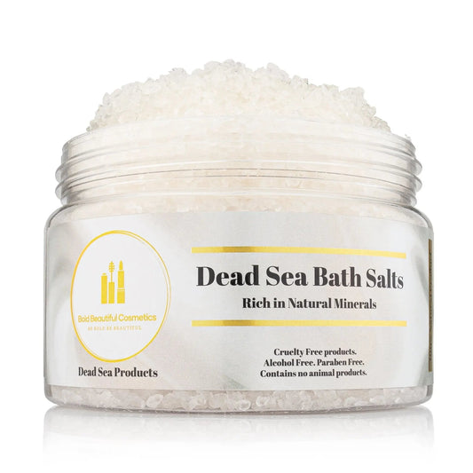 Dead Sea Salt Bath and Feet Soaking - Natural Dead Sea Bath Salts - 850046440045 - Bold Beautiful Cosmetics