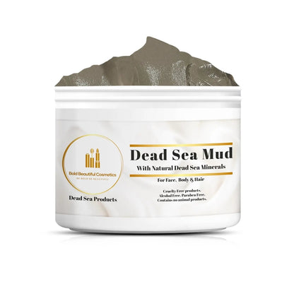 Dead Sea Mud Mask For Face and Body - Dead Sea Facial and Body Mud Mask - 850046440038 - Bold Beautiful Cosmetics