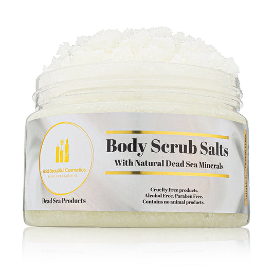 Dead Sea Salt Scrub Lavender & Matricaria - Body Scrub Salts - 850046440052 - Bold Beautiful Cosmetics